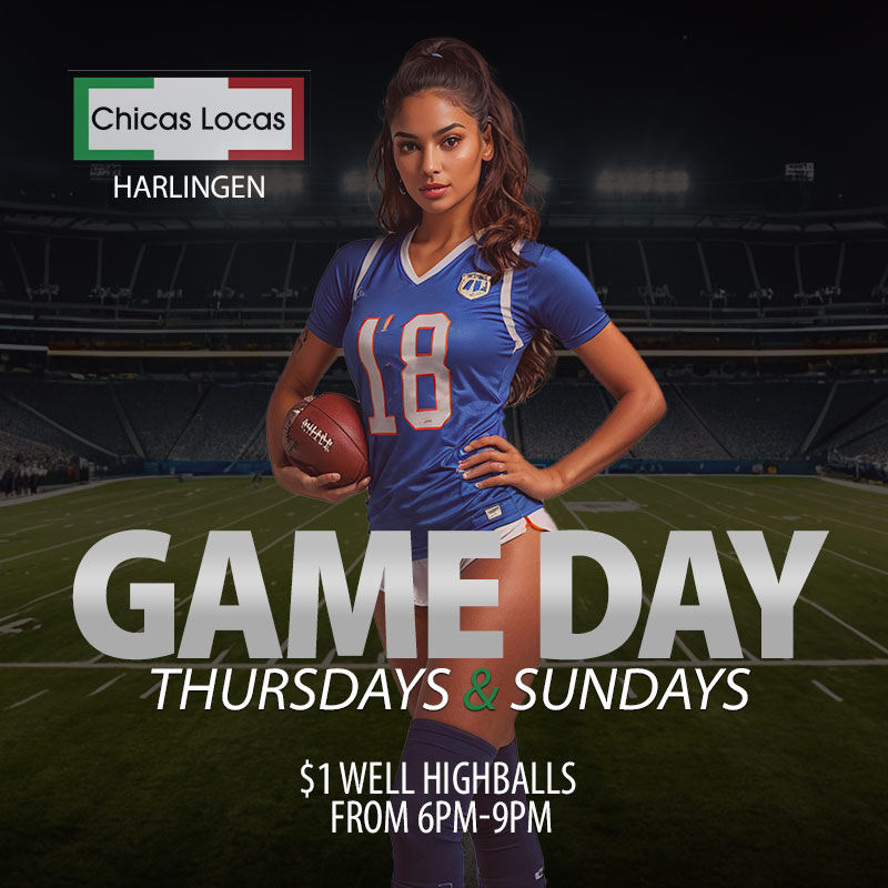 watch football at Chicas Locas Harlingen